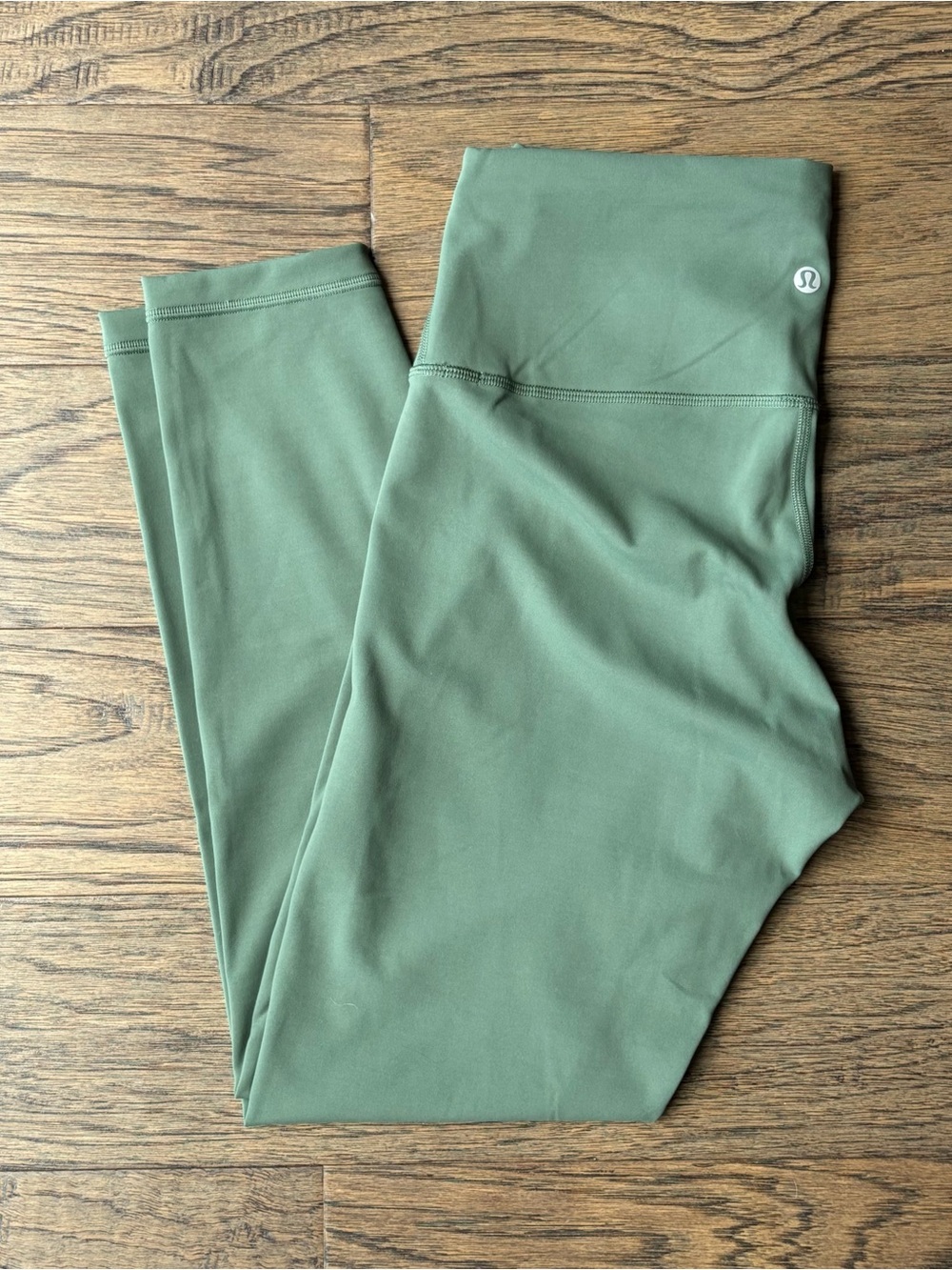 Lululemon Wunder Train High-Rise Tight 25" - Algae Green